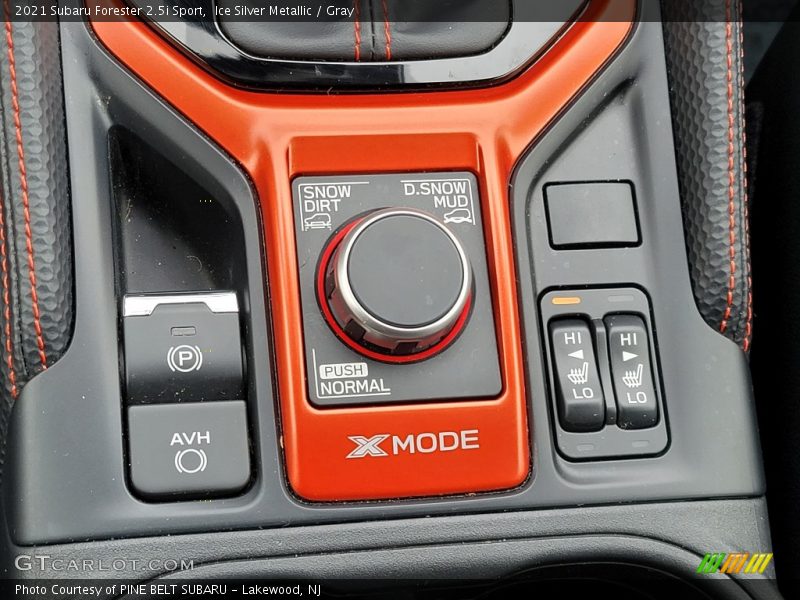 Controls of 2021 Forester 2.5i Sport