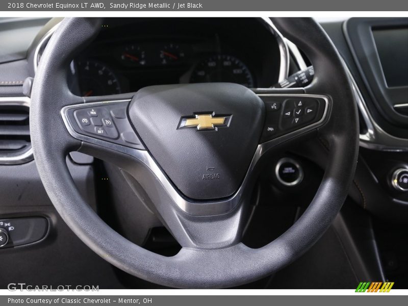 Sandy Ridge Metallic / Jet Black 2018 Chevrolet Equinox LT AWD