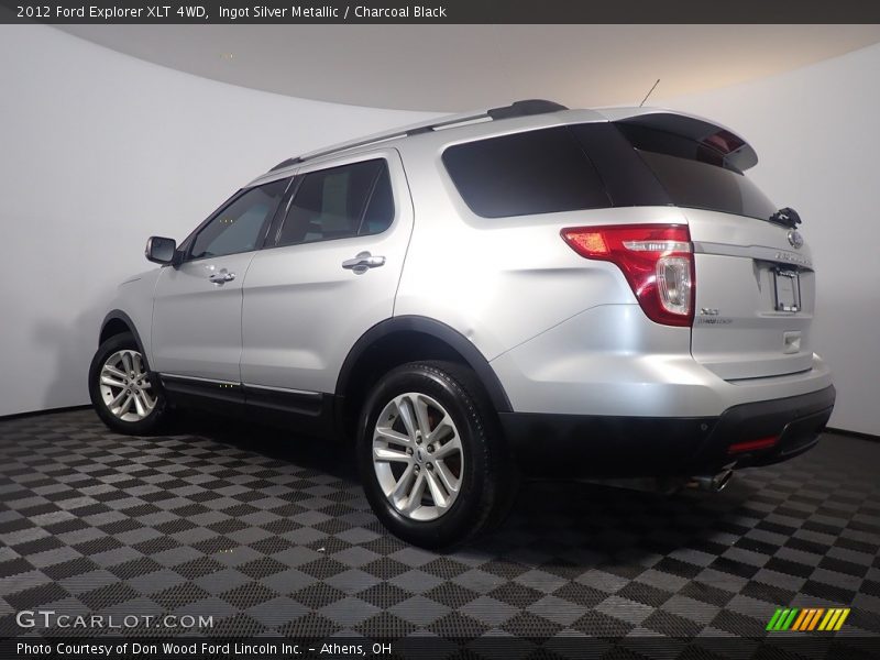 Ingot Silver Metallic / Charcoal Black 2012 Ford Explorer XLT 4WD