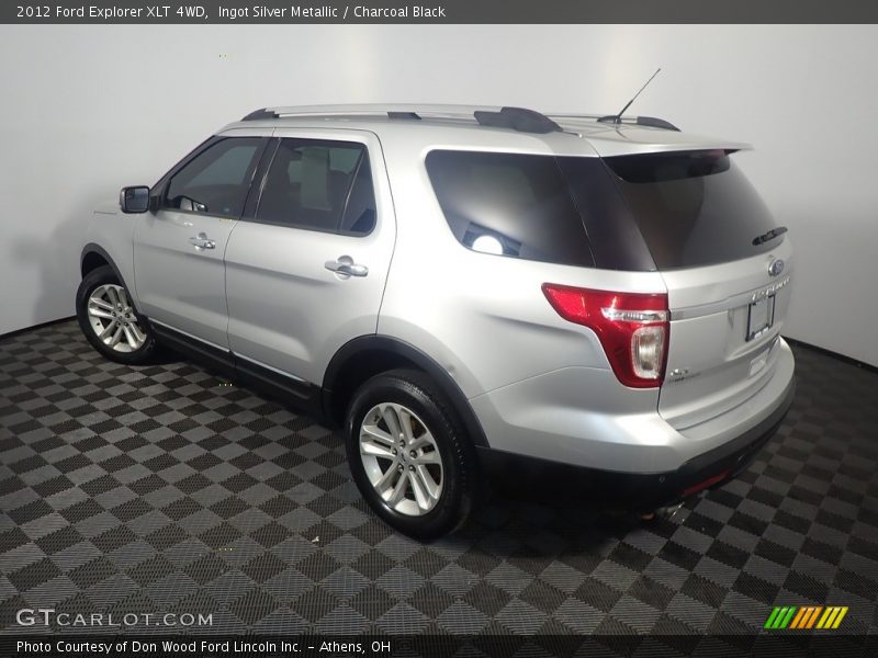 Ingot Silver Metallic / Charcoal Black 2012 Ford Explorer XLT 4WD