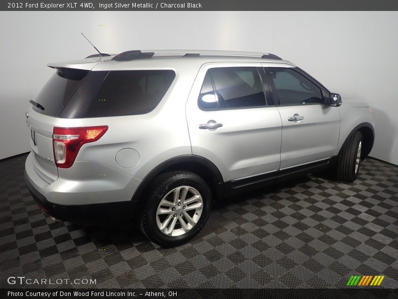 Ingot Silver Metallic / Charcoal Black 2012 Ford Explorer XLT 4WD