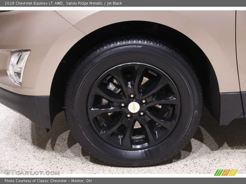 Sandy Ridge Metallic / Jet Black 2018 Chevrolet Equinox LT AWD
