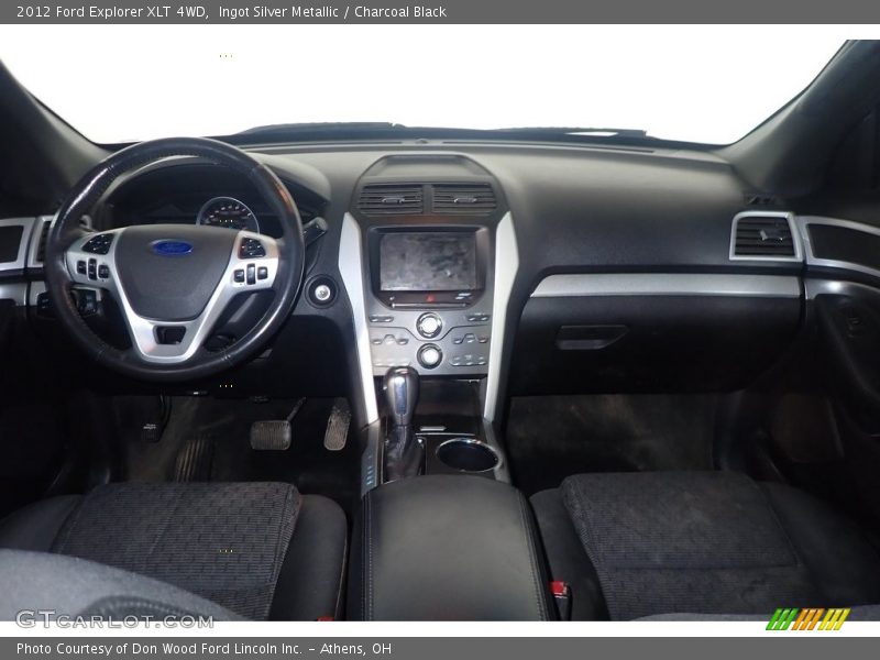 Ingot Silver Metallic / Charcoal Black 2012 Ford Explorer XLT 4WD