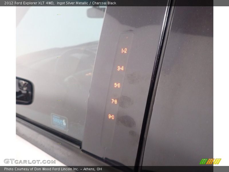 Ingot Silver Metallic / Charcoal Black 2012 Ford Explorer XLT 4WD