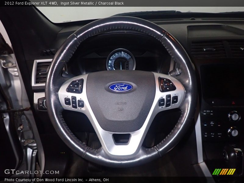 Ingot Silver Metallic / Charcoal Black 2012 Ford Explorer XLT 4WD