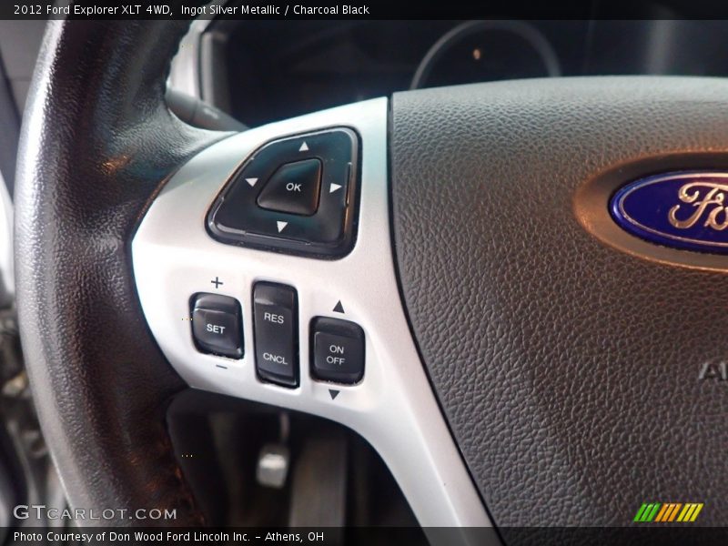 Ingot Silver Metallic / Charcoal Black 2012 Ford Explorer XLT 4WD