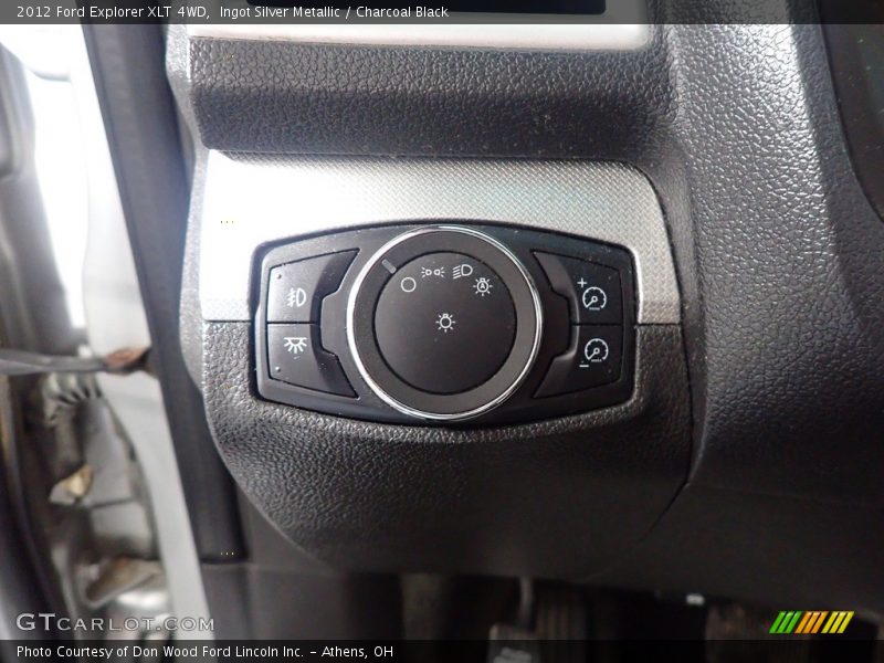 Ingot Silver Metallic / Charcoal Black 2012 Ford Explorer XLT 4WD