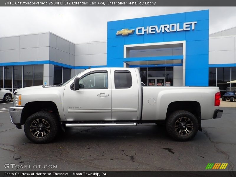  2011 Silverado 2500HD LTZ Extended Cab 4x4 Sheer Silver Metallic