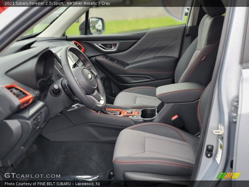Front Seat of 2021 Forester 2.5i Sport