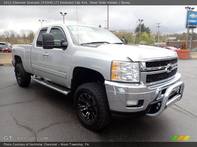  2011 Silverado 2500HD LTZ Extended Cab 4x4 Sheer Silver Metallic
