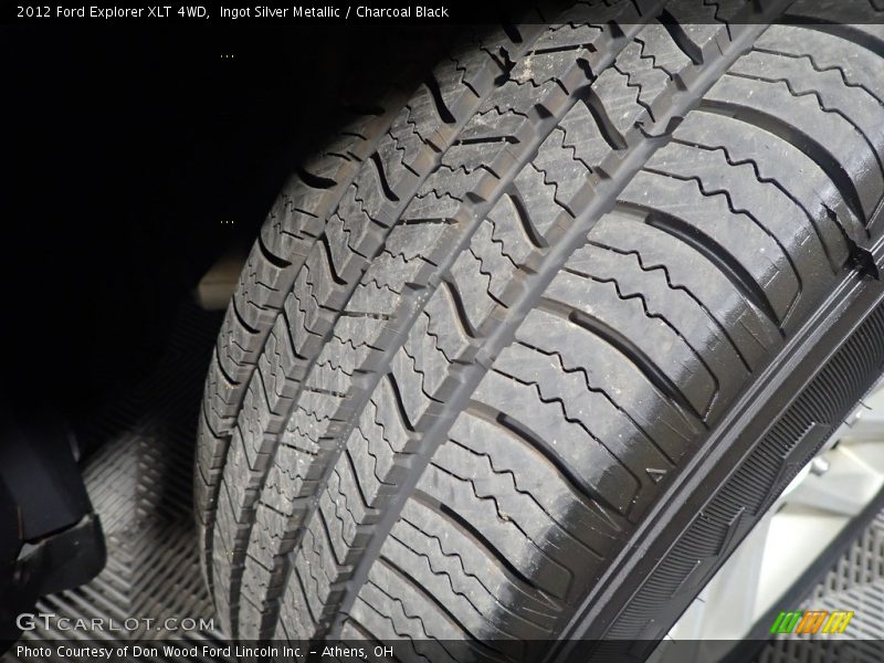Ingot Silver Metallic / Charcoal Black 2012 Ford Explorer XLT 4WD