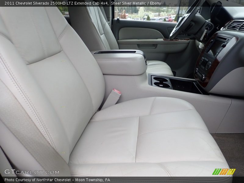 Sheer Silver Metallic / Ebony 2011 Chevrolet Silverado 2500HD LTZ Extended Cab 4x4