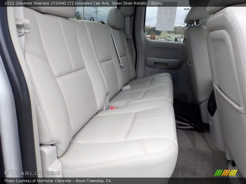 Rear Seat of 2011 Silverado 2500HD LTZ Extended Cab 4x4