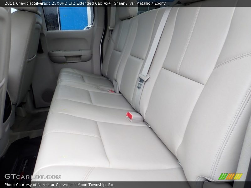 Rear Seat of 2011 Silverado 2500HD LTZ Extended Cab 4x4