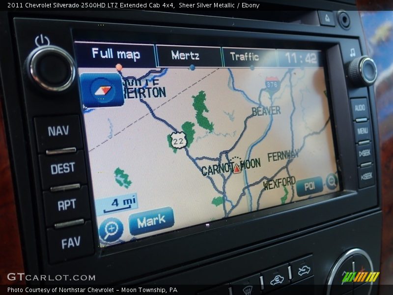 Navigation of 2011 Silverado 2500HD LTZ Extended Cab 4x4