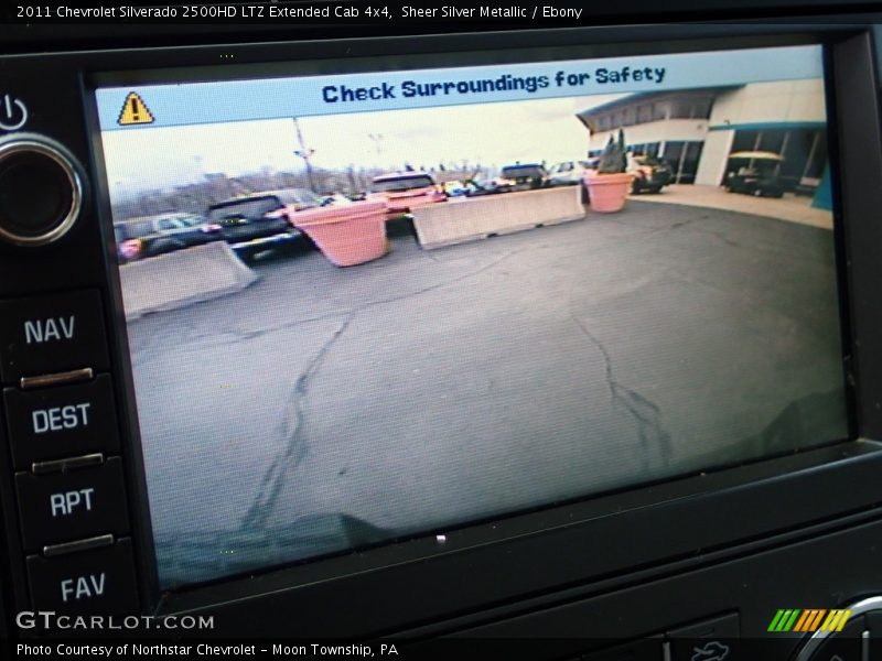 Sheer Silver Metallic / Ebony 2011 Chevrolet Silverado 2500HD LTZ Extended Cab 4x4