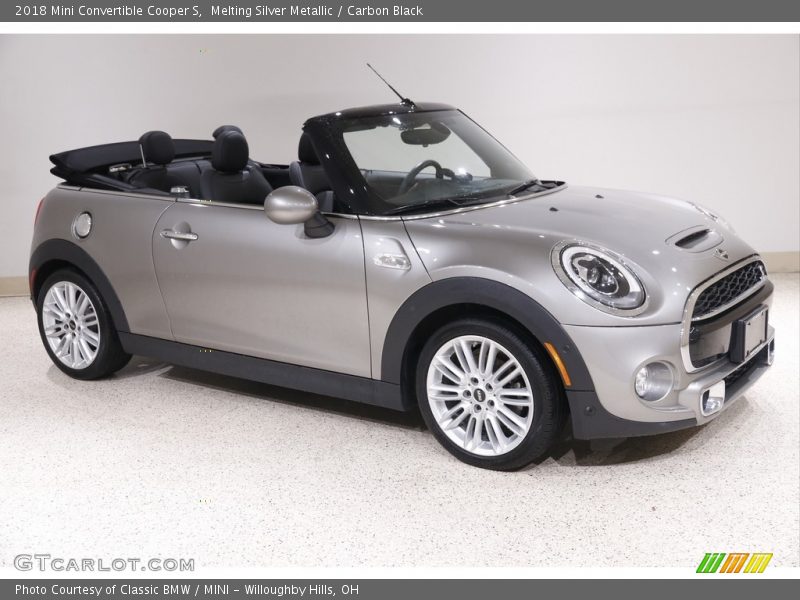 Melting Silver Metallic / Carbon Black 2018 Mini Convertible Cooper S