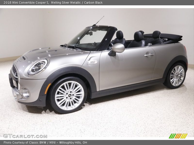 Melting Silver Metallic / Carbon Black 2018 Mini Convertible Cooper S