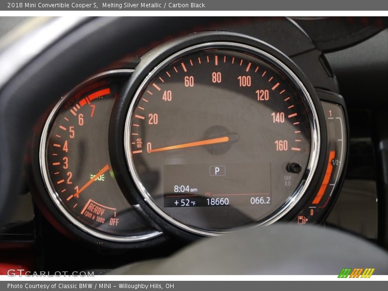 Melting Silver Metallic / Carbon Black 2018 Mini Convertible Cooper S
