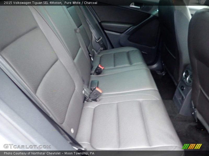 Pure White / Charcoal 2015 Volkswagen Tiguan SEL 4Motion