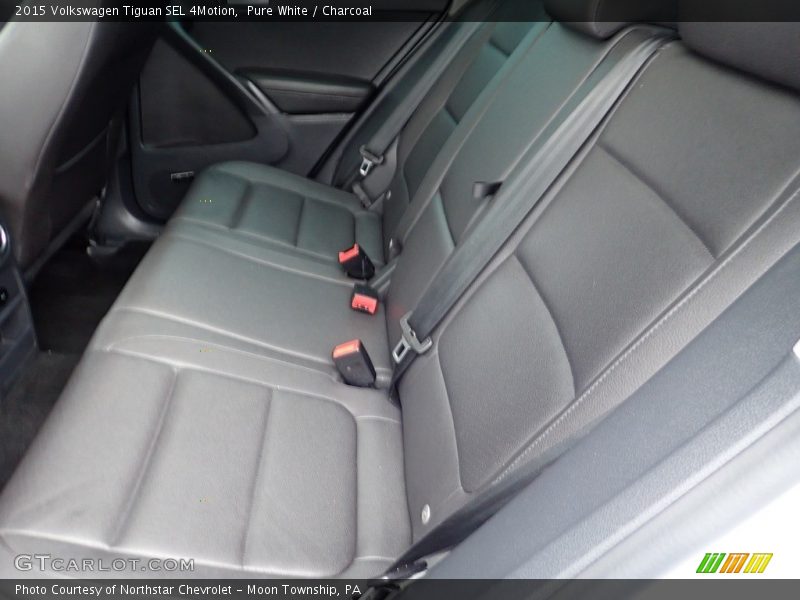Pure White / Charcoal 2015 Volkswagen Tiguan SEL 4Motion