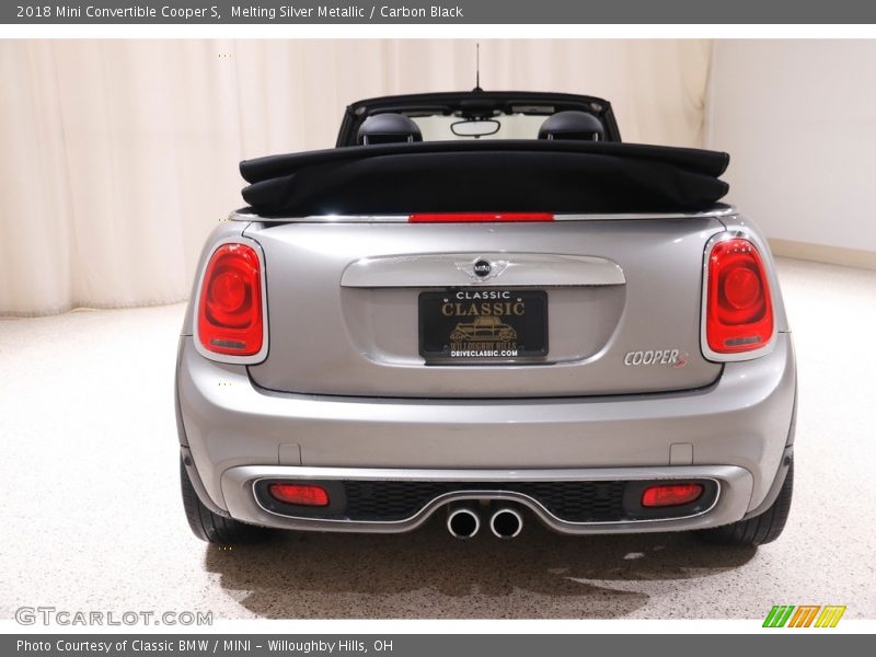 Melting Silver Metallic / Carbon Black 2018 Mini Convertible Cooper S
