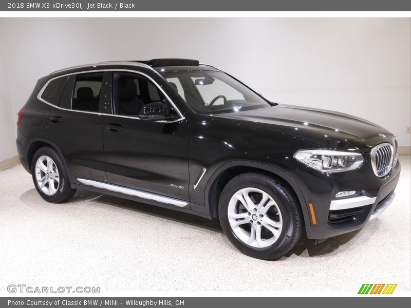 Jet Black / Black 2018 BMW X3 xDrive30i