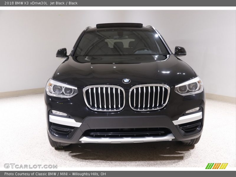 Jet Black / Black 2018 BMW X3 xDrive30i