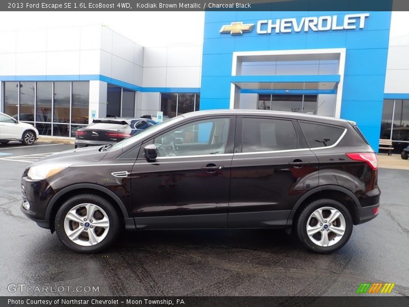 Kodiak Brown Metallic / Charcoal Black 2013 Ford Escape SE 1.6L EcoBoost 4WD