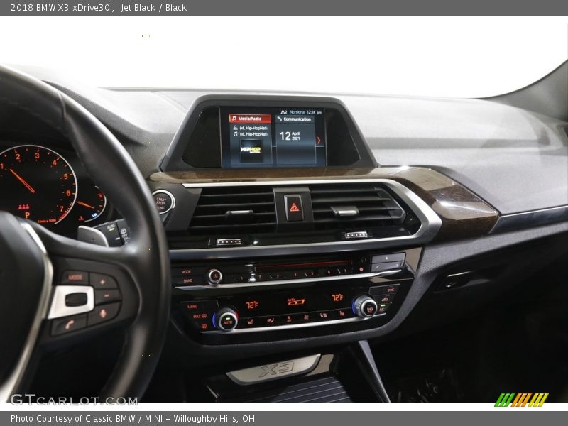 Jet Black / Black 2018 BMW X3 xDrive30i