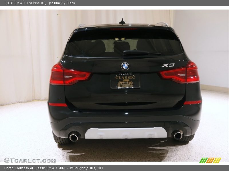 Jet Black / Black 2018 BMW X3 xDrive30i