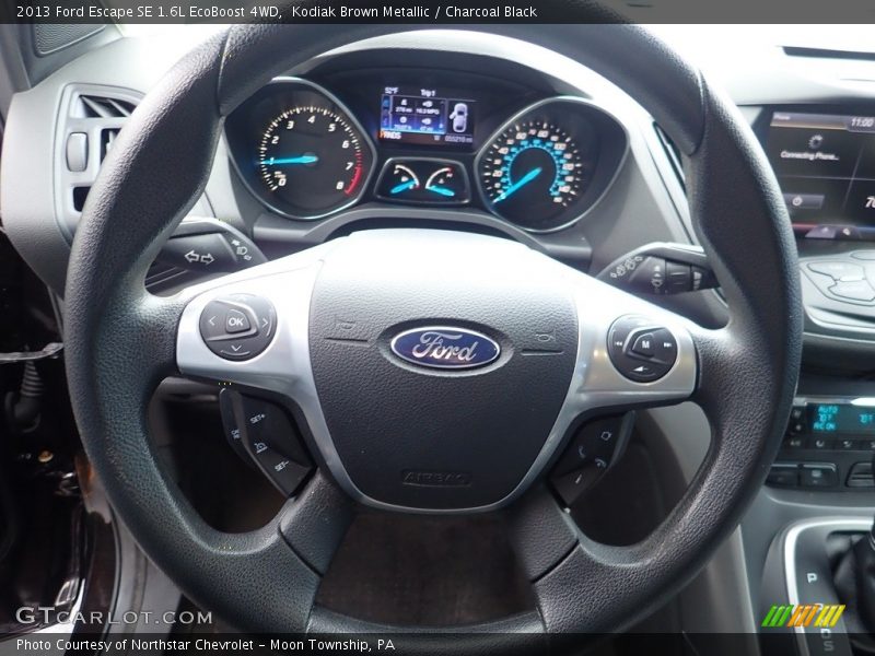 Kodiak Brown Metallic / Charcoal Black 2013 Ford Escape SE 1.6L EcoBoost 4WD