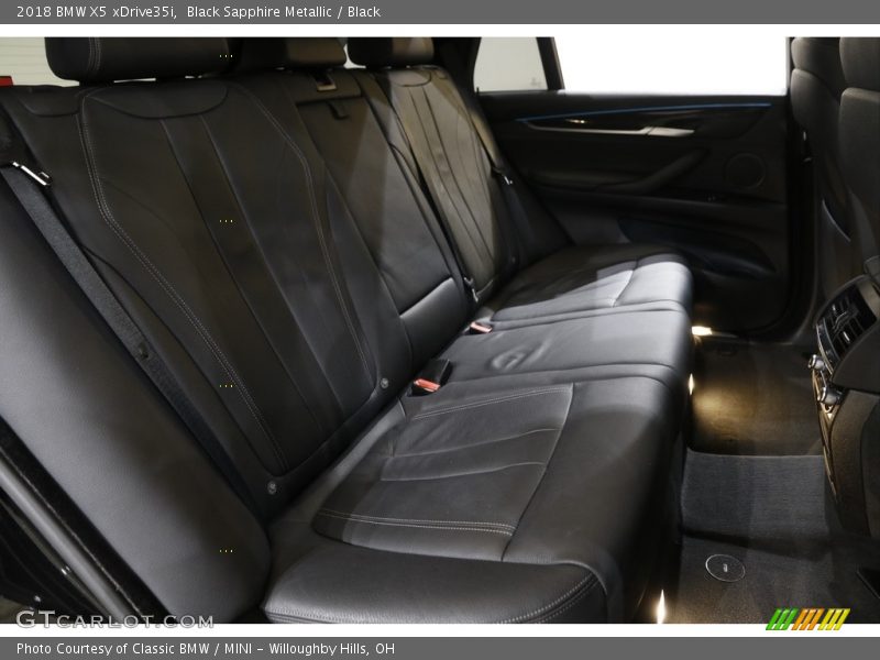 Black Sapphire Metallic / Black 2018 BMW X5 xDrive35i
