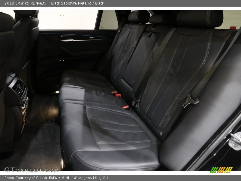 Black Sapphire Metallic / Black 2018 BMW X5 xDrive35i