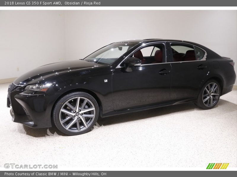 Obsidian / Rioja Red 2018 Lexus GS 350 F Sport AWD