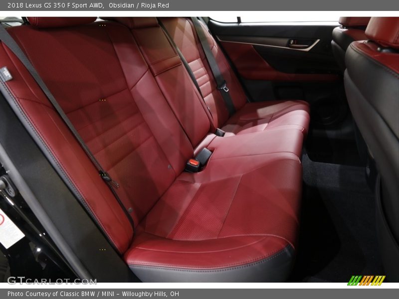 Rear Seat of 2018 GS 350 F Sport AWD