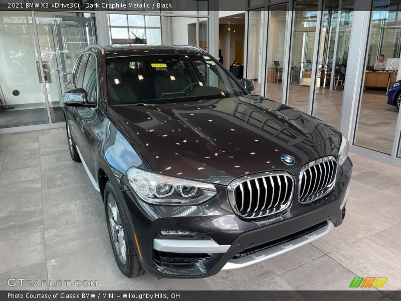 Dark Graphite Metallic / Black 2021 BMW X3 xDrive30i