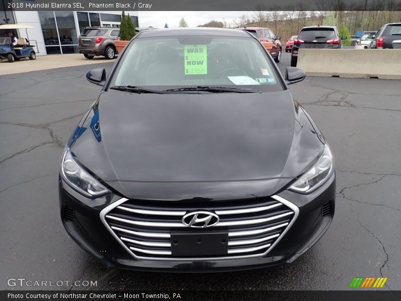 Phantom Black / Gray 2018 Hyundai Elantra SEL