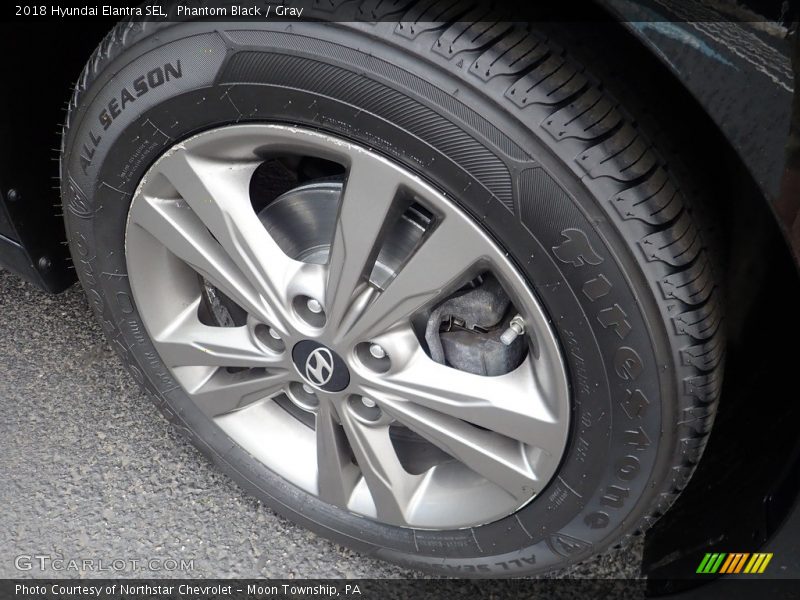 Phantom Black / Gray 2018 Hyundai Elantra SEL