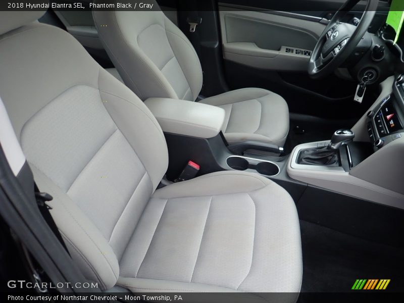 Phantom Black / Gray 2018 Hyundai Elantra SEL