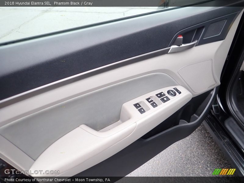 Phantom Black / Gray 2018 Hyundai Elantra SEL