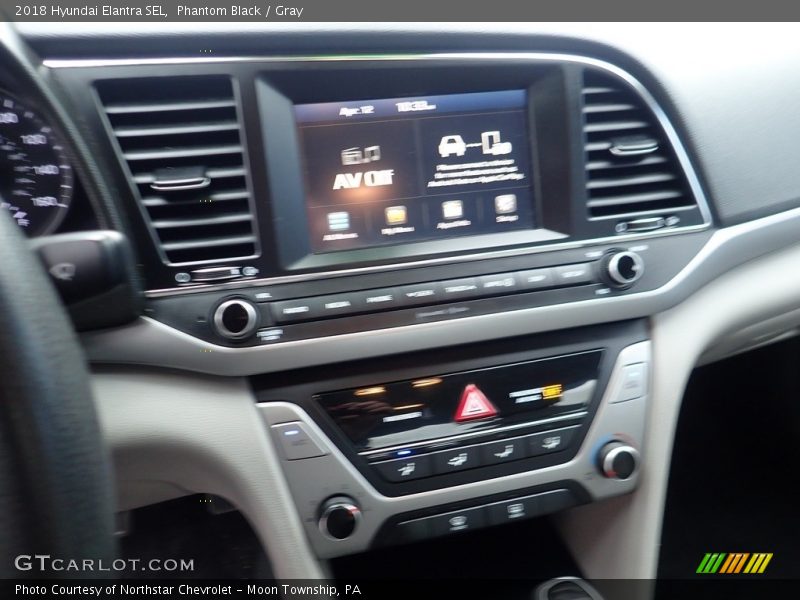 Phantom Black / Gray 2018 Hyundai Elantra SEL