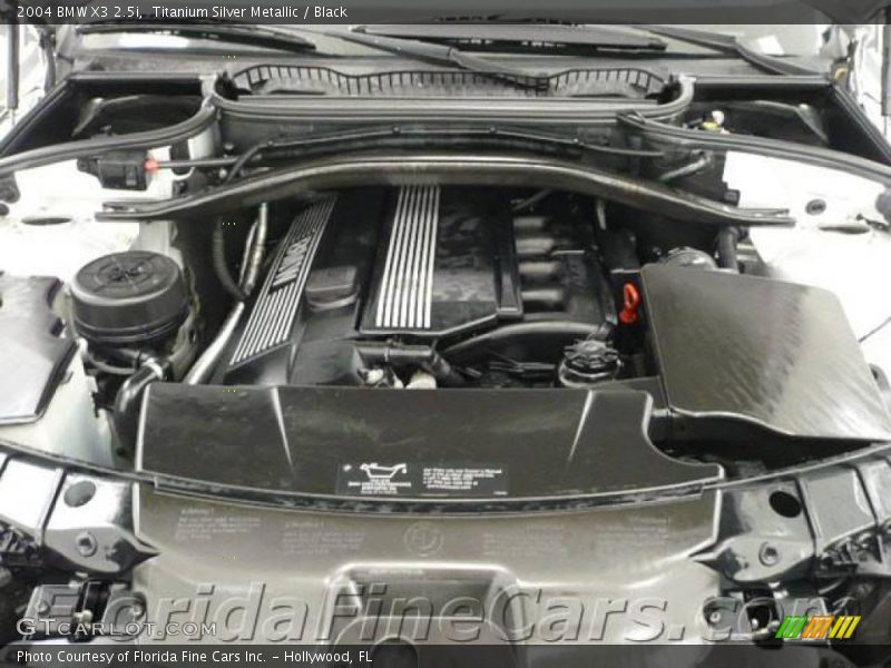 Titanium Silver Metallic / Black 2004 BMW X3 2.5i