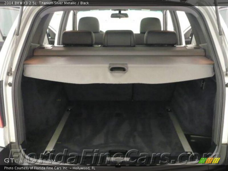 Titanium Silver Metallic / Black 2004 BMW X3 2.5i