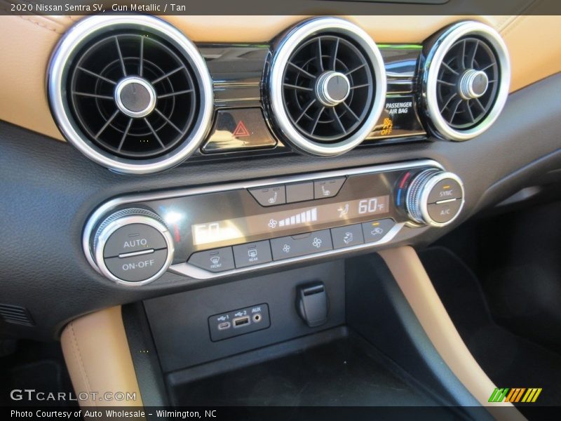 Gun Metallic / Tan 2020 Nissan Sentra SV