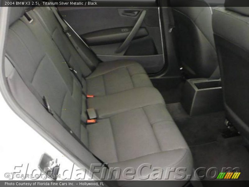 Titanium Silver Metallic / Black 2004 BMW X3 2.5i