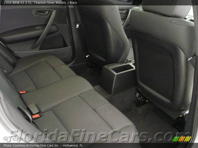 Titanium Silver Metallic / Black 2004 BMW X3 2.5i