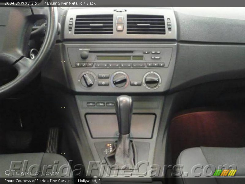 Titanium Silver Metallic / Black 2004 BMW X3 2.5i