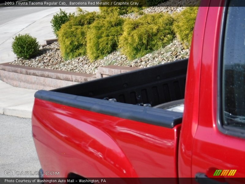 Barcelona Red Metallic / Graphite Gray 2009 Toyota Tacoma Regular Cab