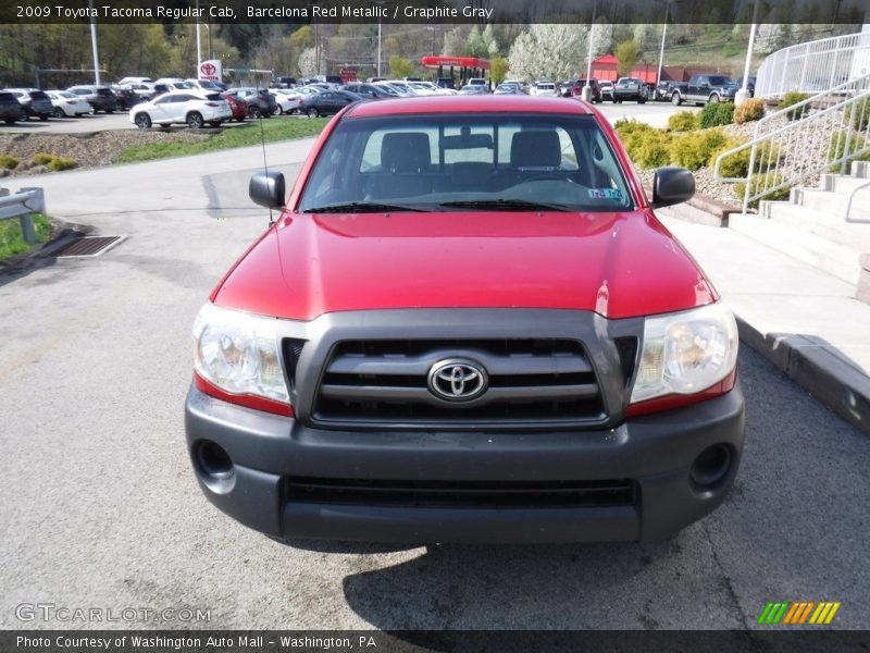 Barcelona Red Metallic / Graphite Gray 2009 Toyota Tacoma Regular Cab